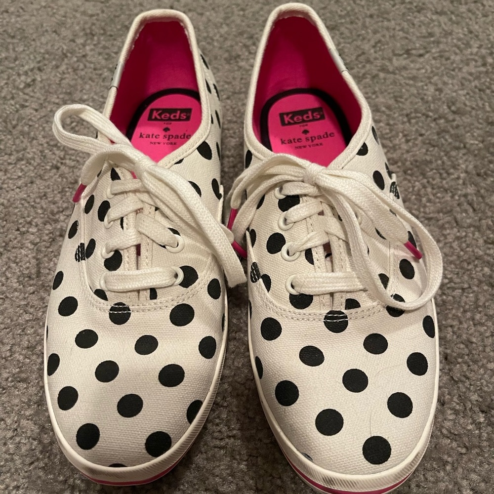 Kate Spade polka dot keds size 9
